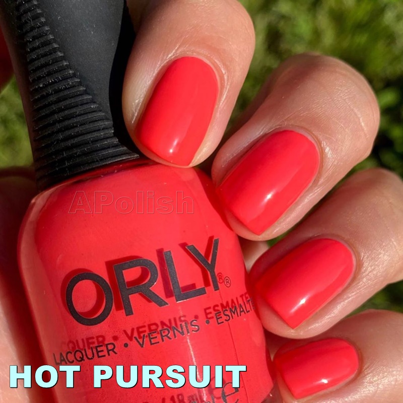 ORLY 2000051 HOT PURSUIT Bright Red Coral Crème