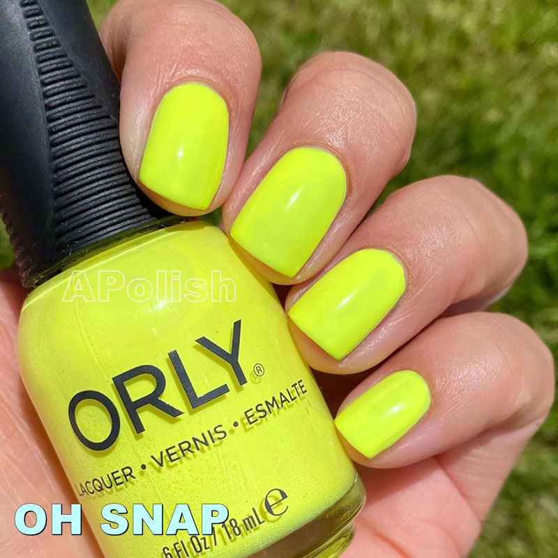 ORLY 2000050 Oh Snap Neon Yellow