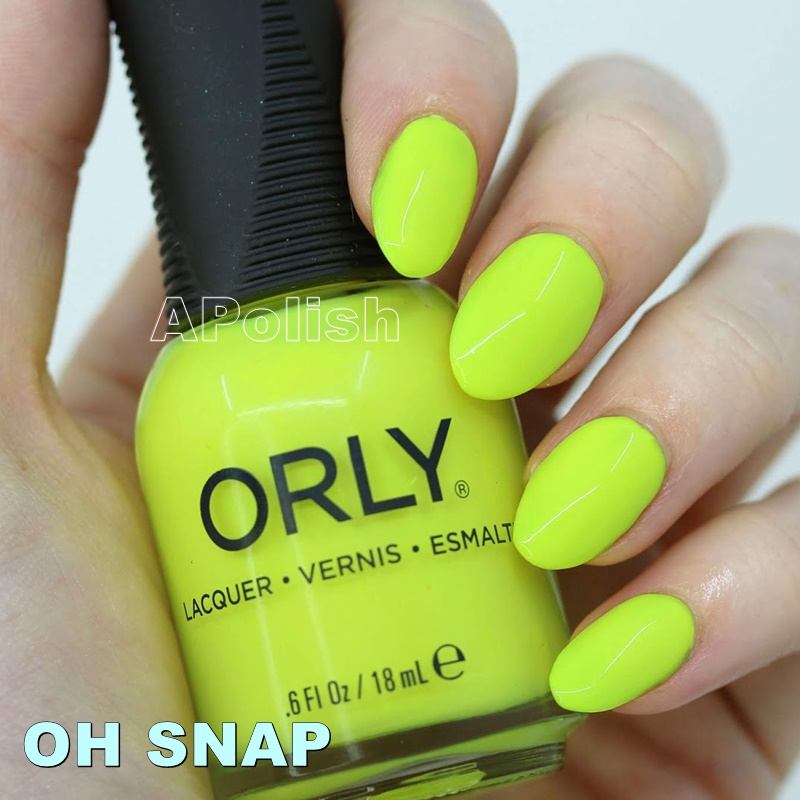 ORLY 2000050 Oh Snap Neon Yellow
